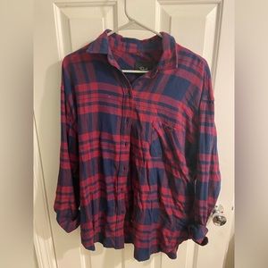 rails flannel size medium